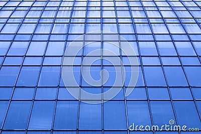 Abstract crop of modern office skyscraper Stock Photo