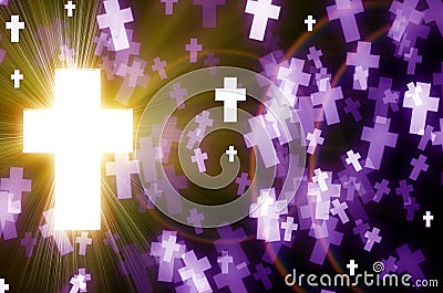 Abstract cross Stock Photo