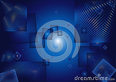 Abstract cube background Stock Photo