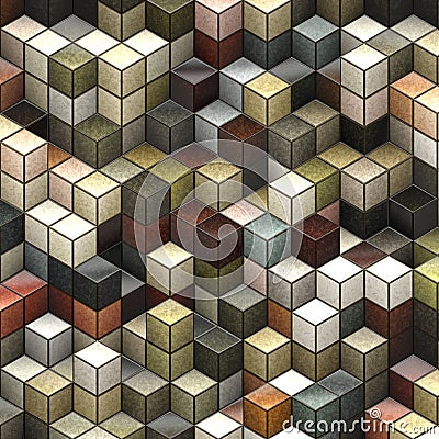 Abstract cubic backgrounds Stock Photo