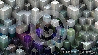 Abstract cubic backgrounds Stock Photo