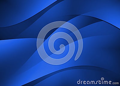 Abstract curve texture navy blue background Stock Photo