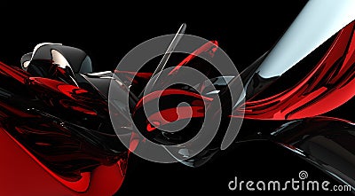 Abstract 3D background Stock Photo