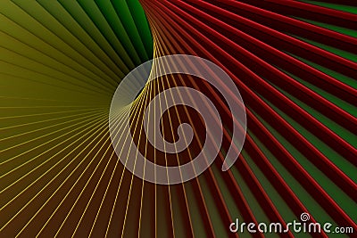 Abstract 3d composition Stock Photo