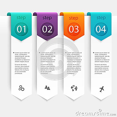 Abstract 3D digital illustration Infographic. Vector illustratio Vector Illustration