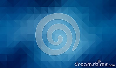 Abstract 2D geometric blue background Stock Photo