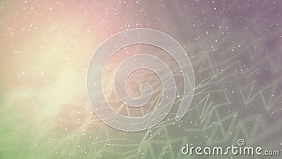 nice multi colored modern abstract background, it concept - abstract 3D rendering Cartoon Illustration