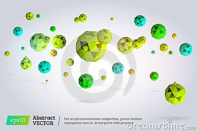 Abstract 3d sphere Vector Illustration