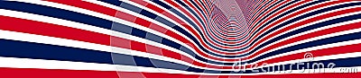 Abstract 3D trendy modern lines in perspective vector background, dimensional design cool element, funky style layout for ads Vector Illustration