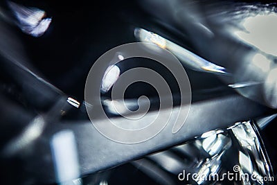 Abstract dark blurred techno background Stock Photo