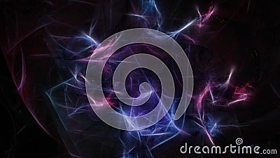 Abstract dark chaos energy background with little flashes Stock Photo