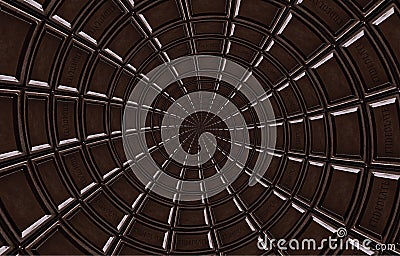 Abstract dark chocolate spiral made of chocolate bar. Twirl abstract. Chocolate background pattern. Dark chocolate dessert spiral Stock Photo