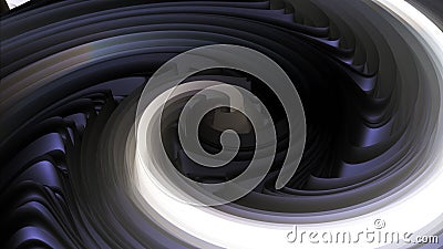 Abstract dark creative background. Smooth silk wavy background in black. Abstract noise dark background. Abstract spiral Stock Photo