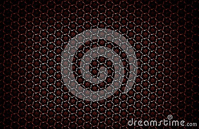 Abstract dark geometric pattern of prisms. Geometry grid texture. Prism flower figures background. Black brown green blue red maro Stock Photo