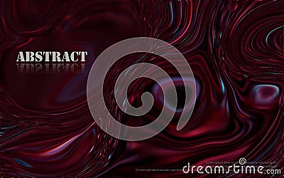 Abstract dark red mixture of acrylic paints surface Vector Illustration