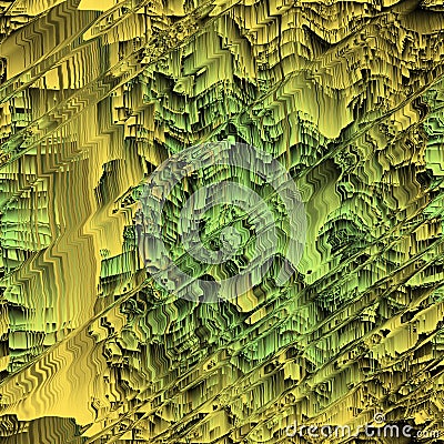 Abstract data moshing background. Distorted gradient datamosh effect. Glitch wallpaper Stock Photo