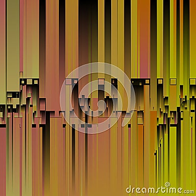 Abstract data moshing background. Distorted gradient datamosh effect. Glitch wallpaper Stock Photo