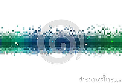 Abstract Data stream Vector Illustration