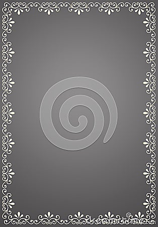 Abstract decorative border Stock Photo