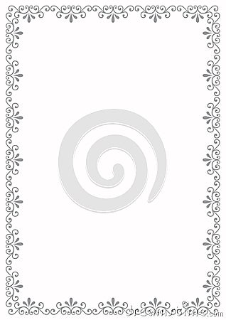 Abstract decorative border Stock Photo