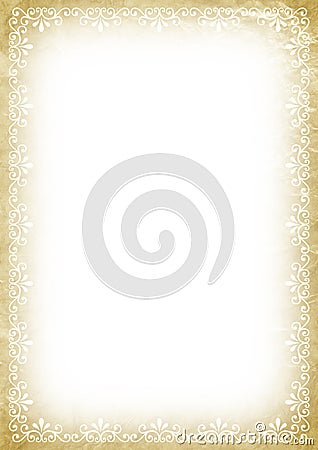 Abstract decorative border Stock Photo