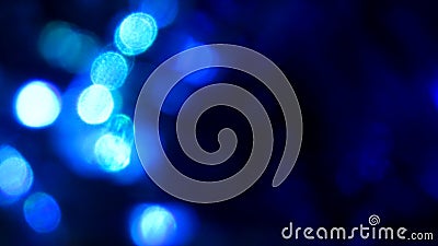 Abstract deep blue background with bokeh Stock Photo