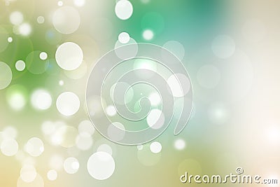 Abstract delicate gradient green light and yellow pastel spring or summer bokeh background. Beautiful texture Stock Photo