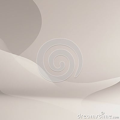 Abstract design featuring smooth curves and overlapping translucent layers Stock Photo