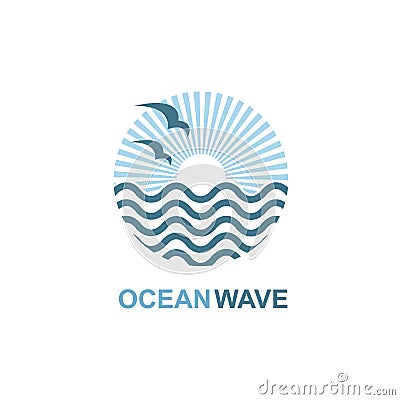 Ocean icon design Vector Illustration
