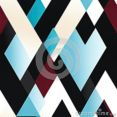 Abstract design of triangles with sharp and edgy compositions (tiled) Stock Photo