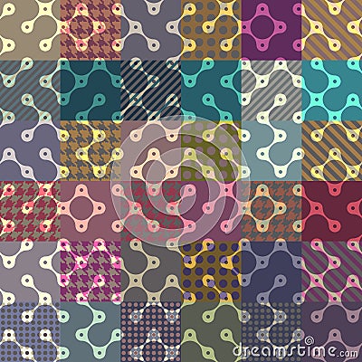 Abstract diagonal geometric pattern with droplet Vector Illustration