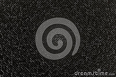Abstract Diagonal Inverse Dark Gray or Black 3d Geometric Small Cube Tiles Background Design Pattern Stock Photo