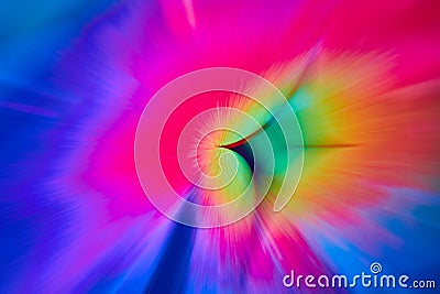 Abstract diamond star pattern in rainbow burst of colors background asset Stock Photo