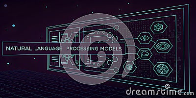 Exploring Natural Language Processing Models A Visual Representation of AIs Linguistic Capabilities Stock Photo