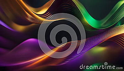 Abstract digital background that can be used for technological processes, neural networks and artificial intelligence Cartoon Illustration