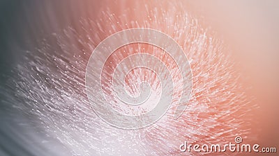 Abstract digital background graphic with simple random blurry small circles bokeh particular pattern design, beautiful neon flame Stock Photo