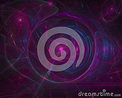 Abstract fractal digital card decoration ray dynamic rendering future backdrop shape beautiful power explosion Stock Photo