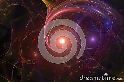 Abstract magic magical colour celestial fiction generated illuminated relativity dream design magic background Stock Photo