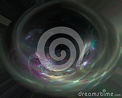 Abstract decorative effect wave fractal imagination , design , swirl Stock Photo