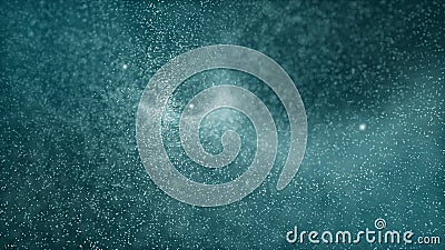 Abstract digital particles flow, Technology science background, Depth of field settings Stock Photo