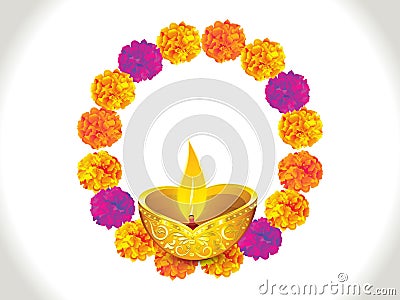 Abstract diwali background Vector Illustration