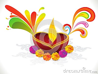 Abstract diwali background Vector Illustration