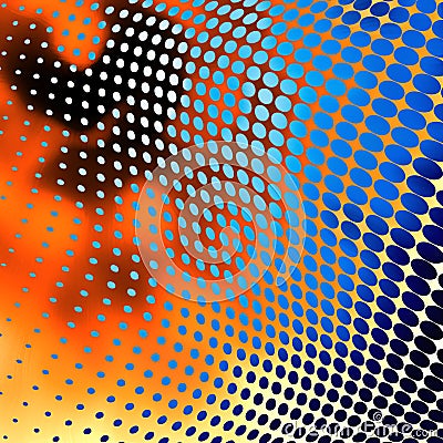 Abstract dotted background Stock Photo