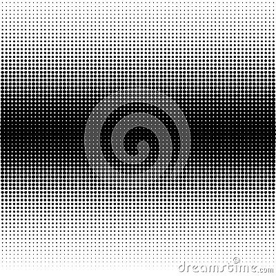 Abstract dotted background. Halftone effect. Vector texture. Modern background.Monochrome geometrical pattern. Strips of points. B Vector Illustration