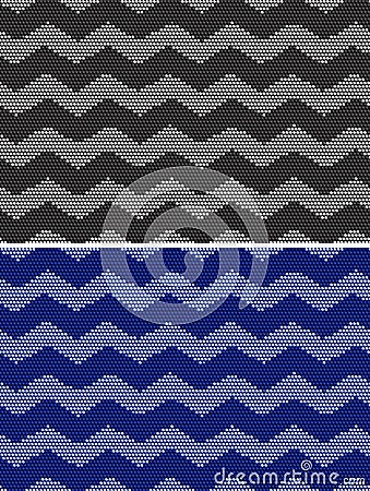 Abstract dotted zig zag pattern Stock Photo