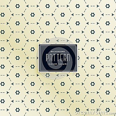 Abstract dotten geometric hexagonal pattern background design Vector Illustration