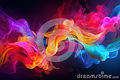 Abstract dream image using neon colors Stock Photo
