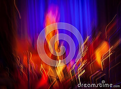 Abstract drummer concert Stock Photo