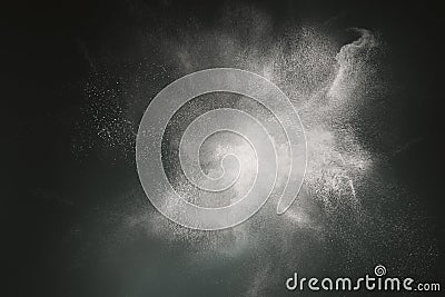 Abstract dust cloud design Stock Photo