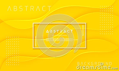 Abstract, Dynamic and Textured yellow background for posters, brochures, banners, web pages, covers, and other Vector Illustration